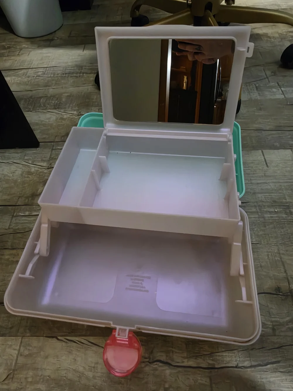 Iridescent Lavender and Mint Dual-Tone Caboodles Case